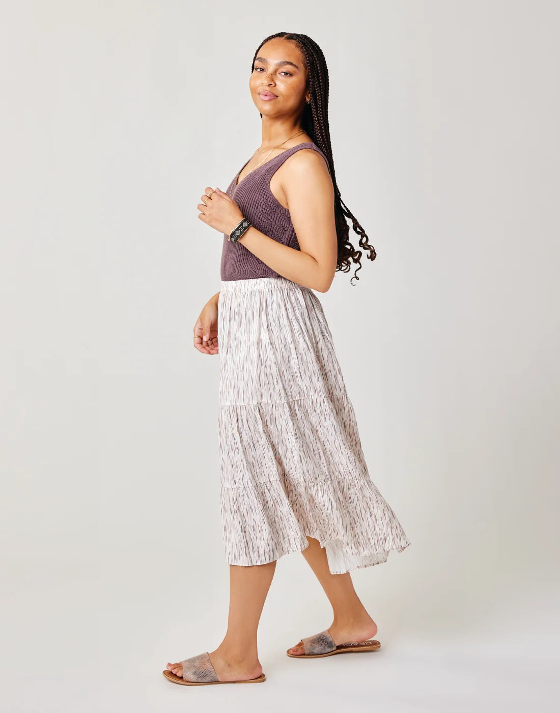 Grace Skirt: Madrid Print - FINAL SALE