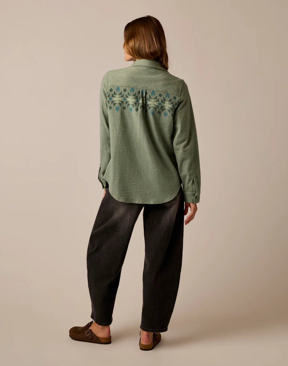 Fairbanks Supersoft Shirt: Laurel Motif
