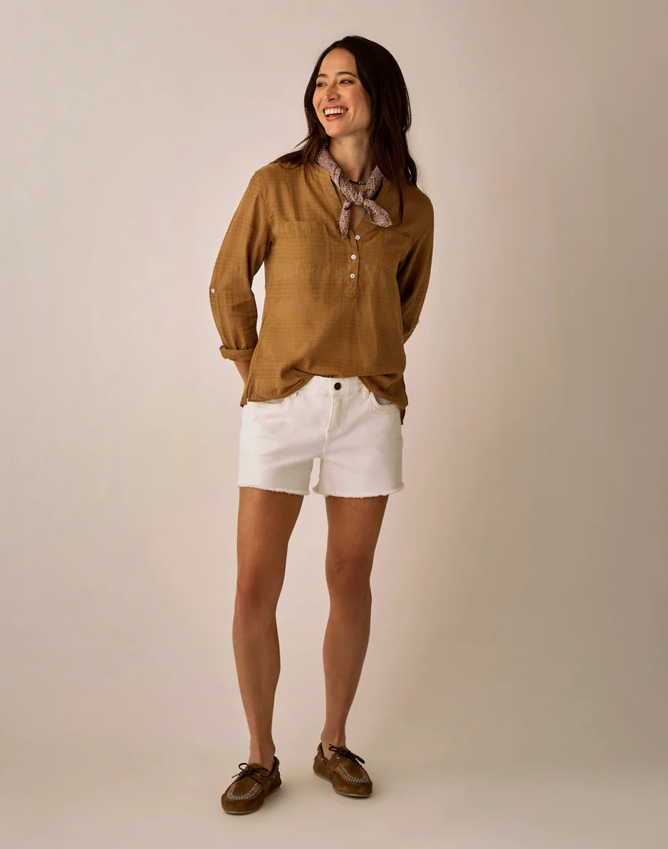 Dylan Textured Shirt: Golden