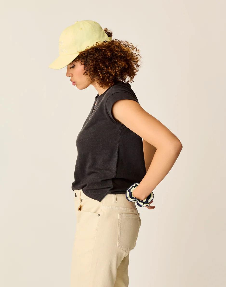 Astrid Hemp Tee: Black