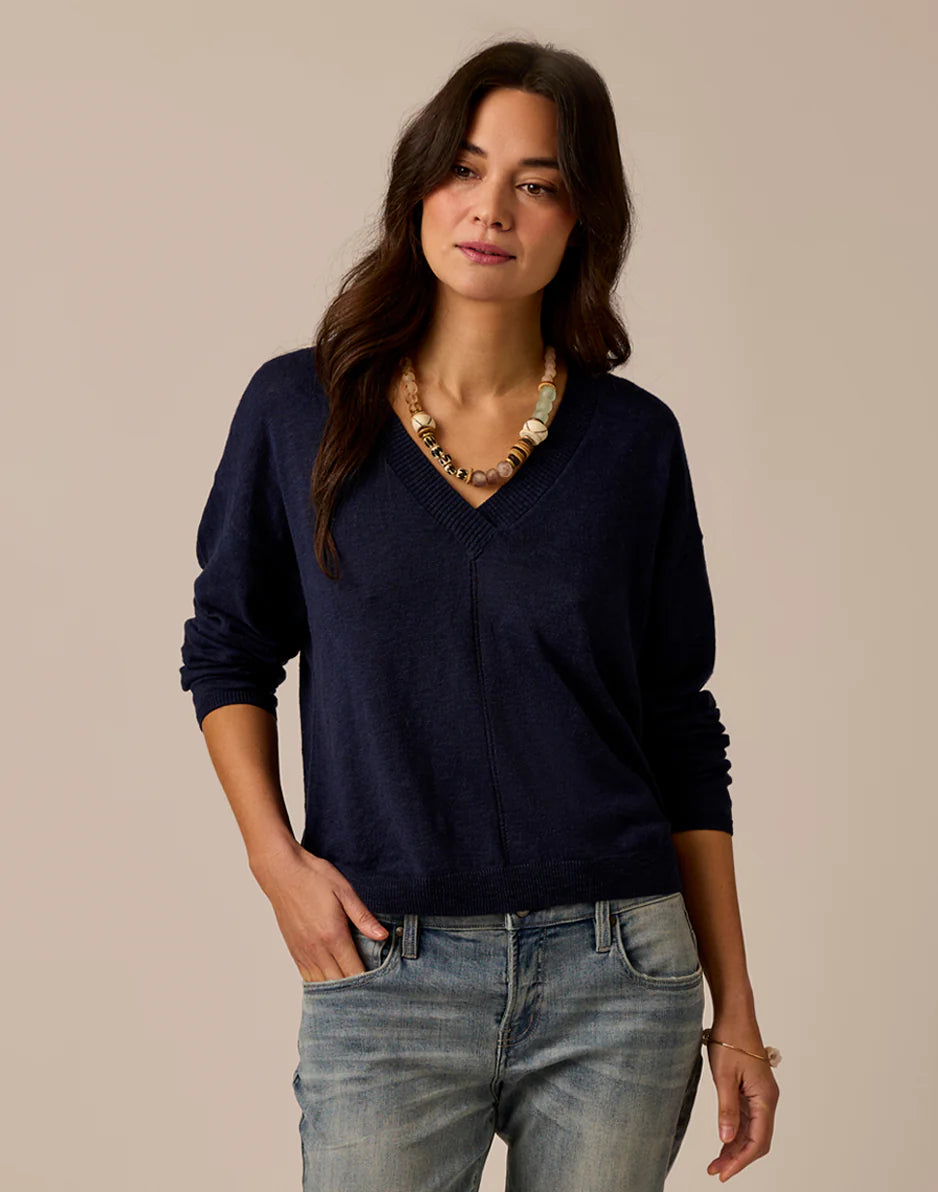 Georgie Sweater: Navy