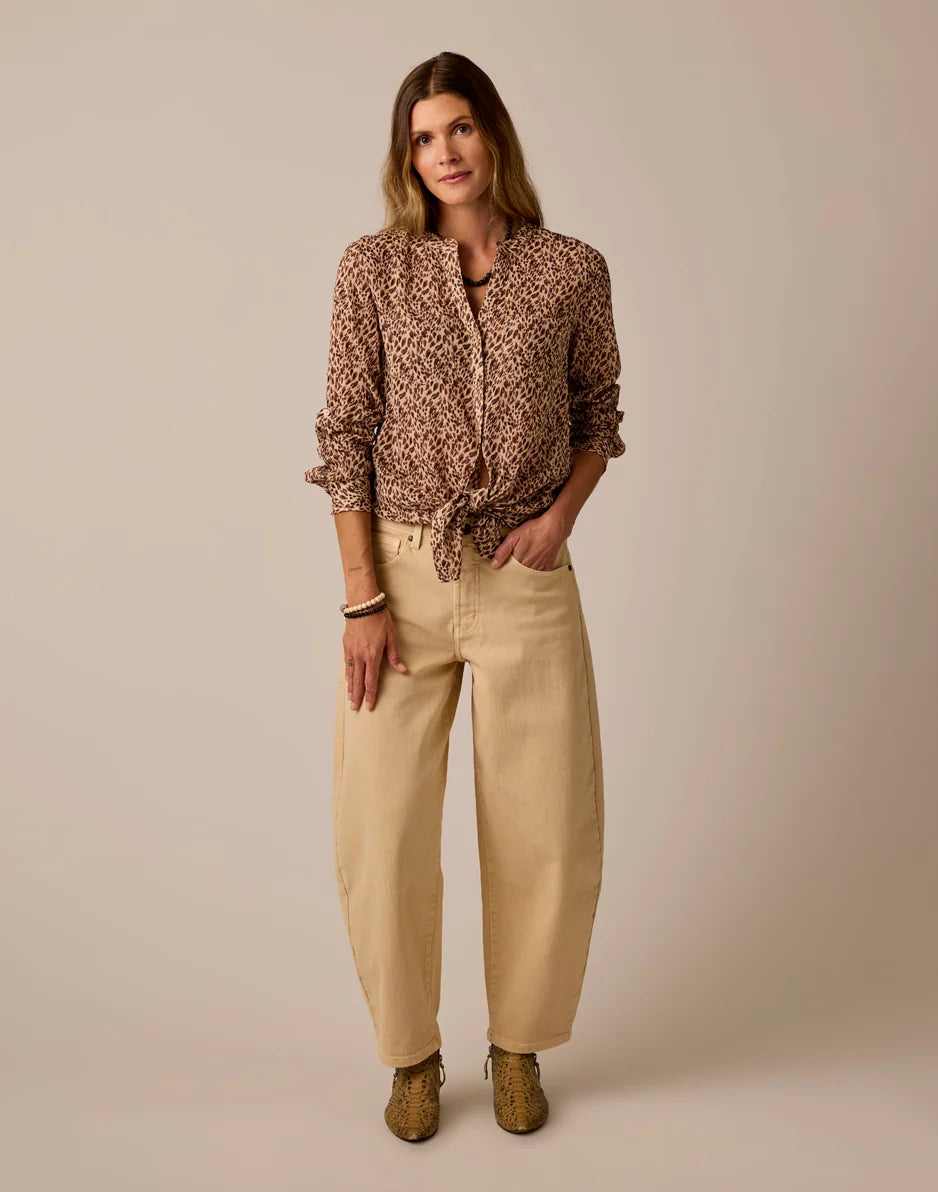 Dylan Gauze Tunic: Catwalk