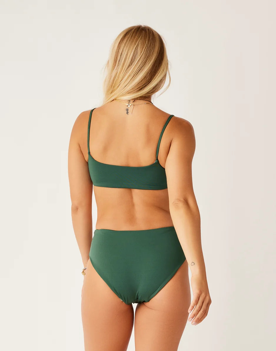 Erin Reversible Bottom: Tropical/Cilantro - FINAL SALE