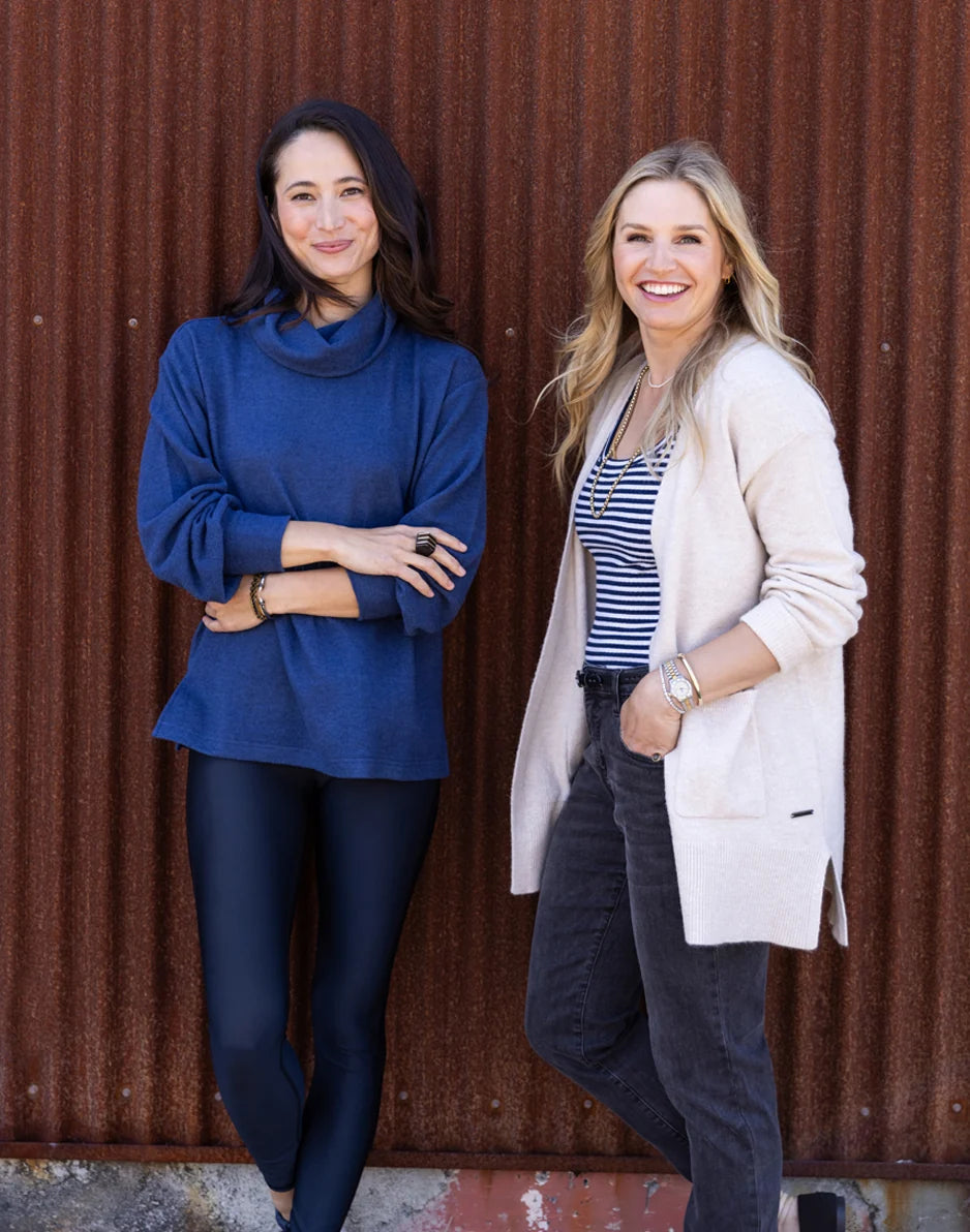 Cove Supersoft Cowl: Navy Heather - FINAL SALE