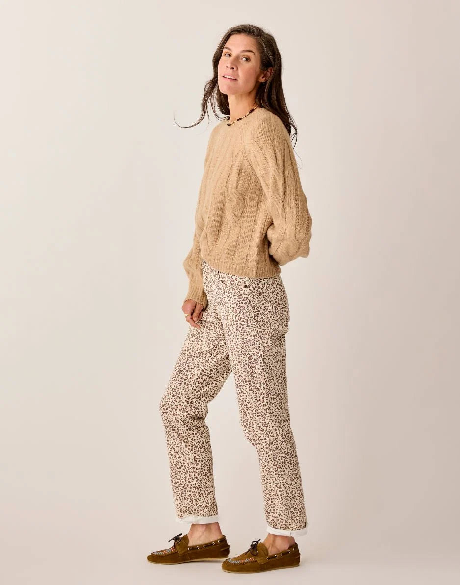Carson Hi Rise Jean: Leopard