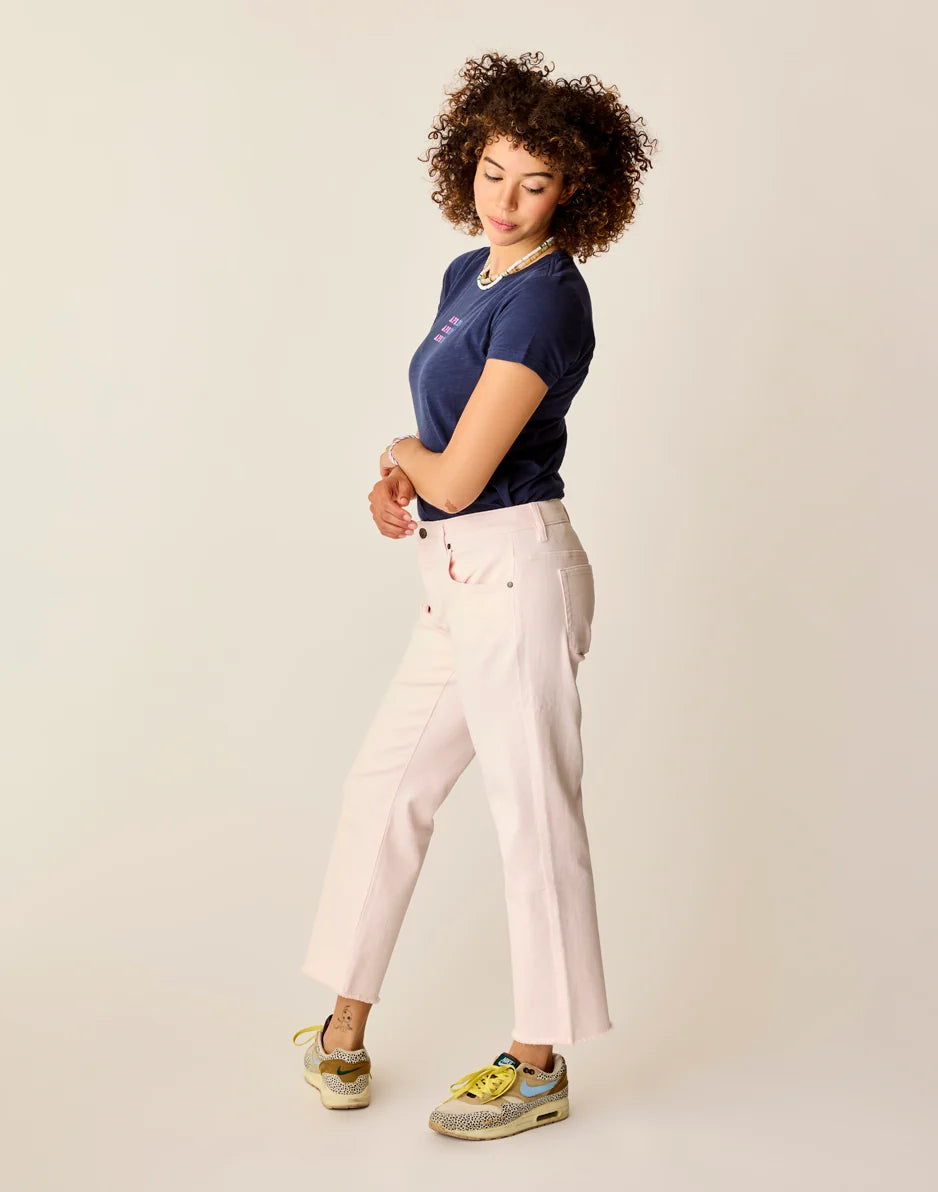 Austin Crop Jean: Pastel - FINAL SALE