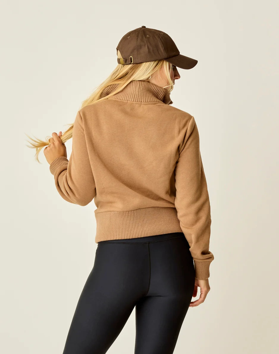 Briar Fleece Jacket: Rum - FINAL SALE