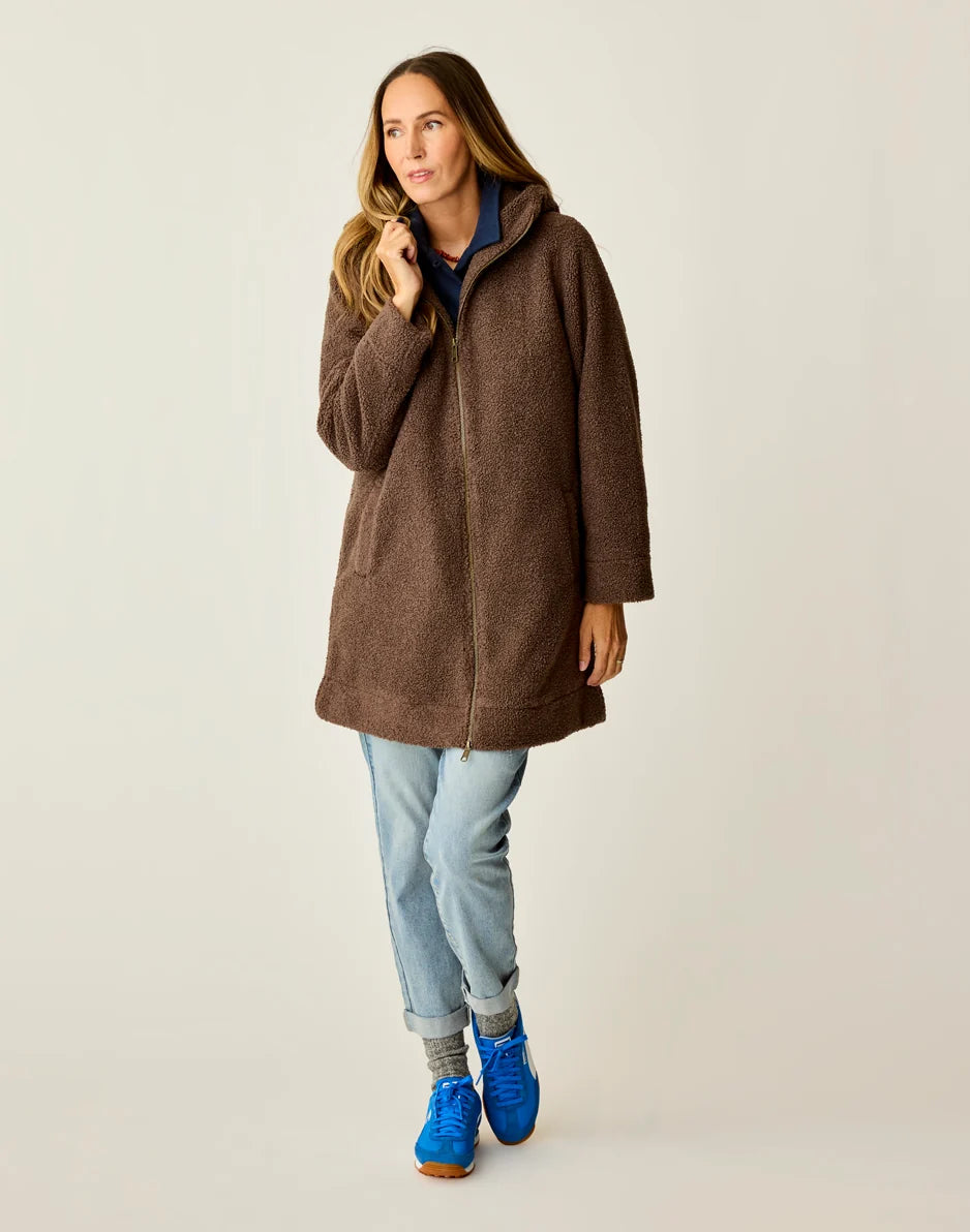 Indy Boucle Jacket: Espresso