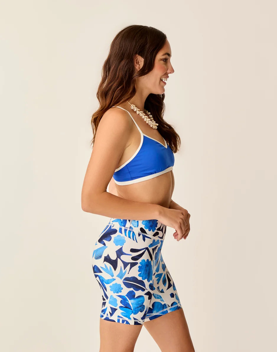 Lucie 6" Compression Short: Cloud Mezcal - FINAL SALE