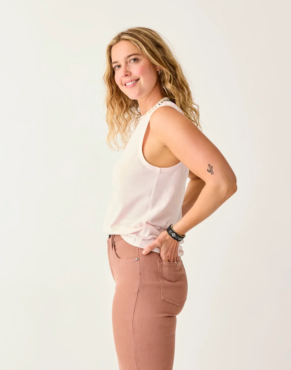 Larisa Hemp Tank: Pastel - FINAL SALE