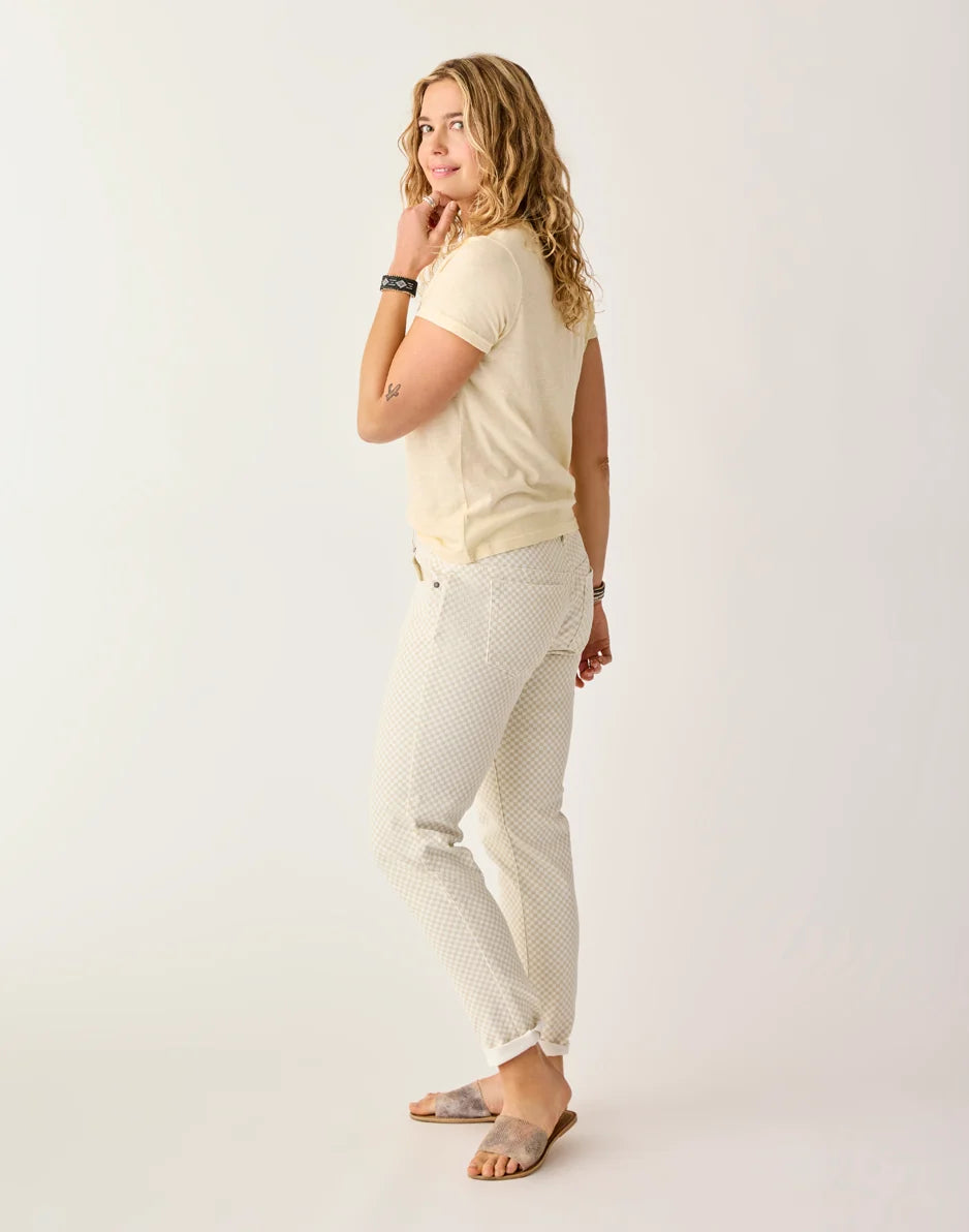 Carson Jean: Birch Check - FINAL SALE