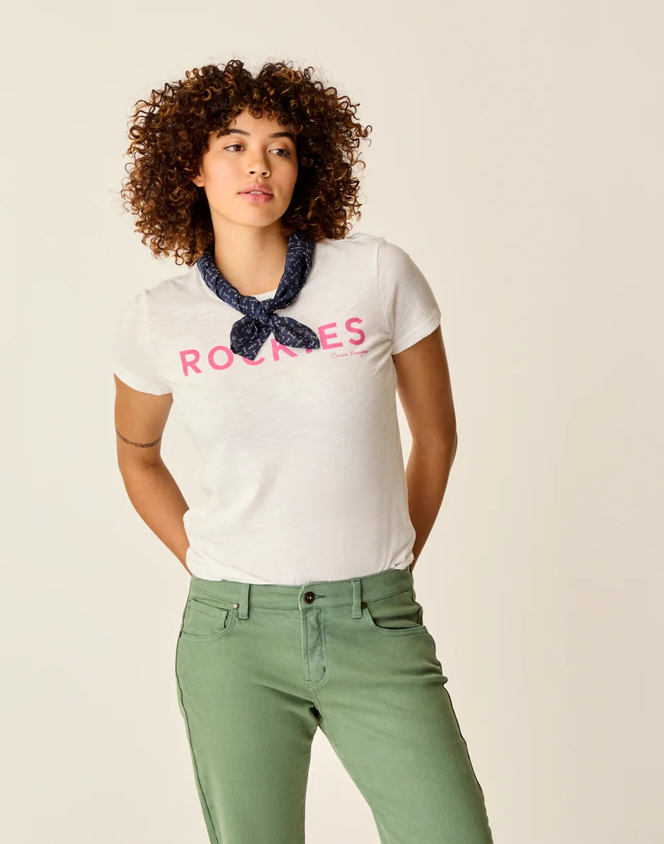 Cassidy Graphic Tee: Cloud Rockies - FINAL SALE