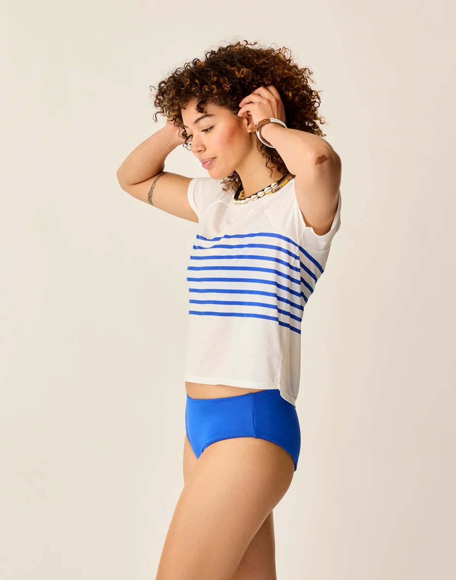 Banzai Top: Billie Blue Stripe - FINAL SALE