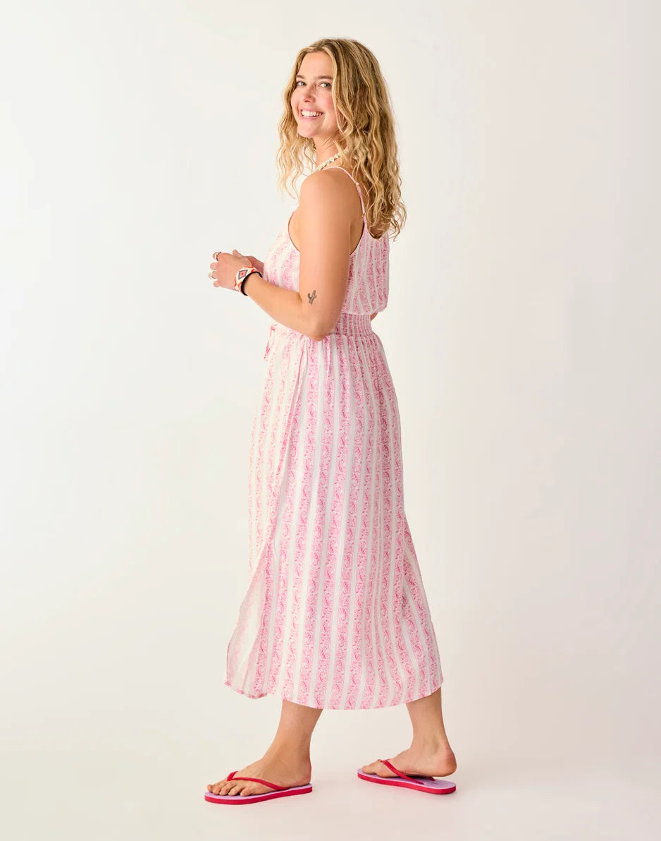 Macy Dress: Pink Paisley - FINAL SALE