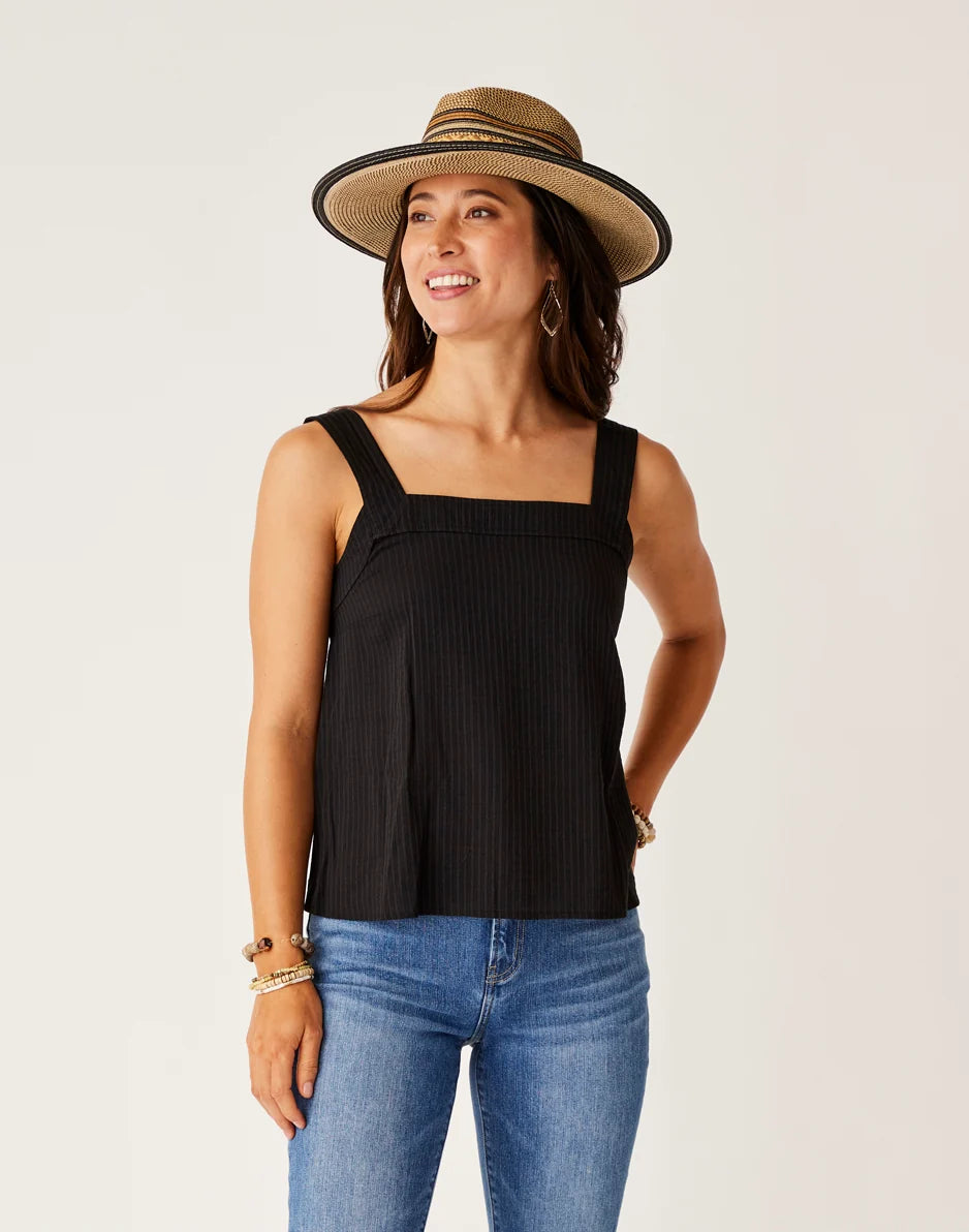 Liv Textured Top: Black - FINAL SALE