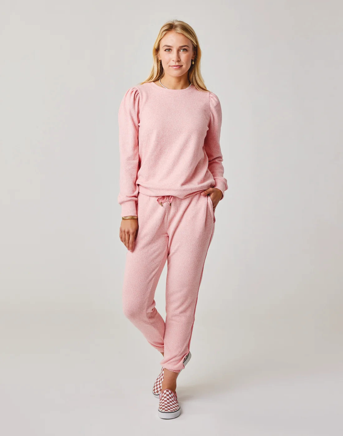 Chelsea Jogger: Grapefruit Heather - FINAL SALE