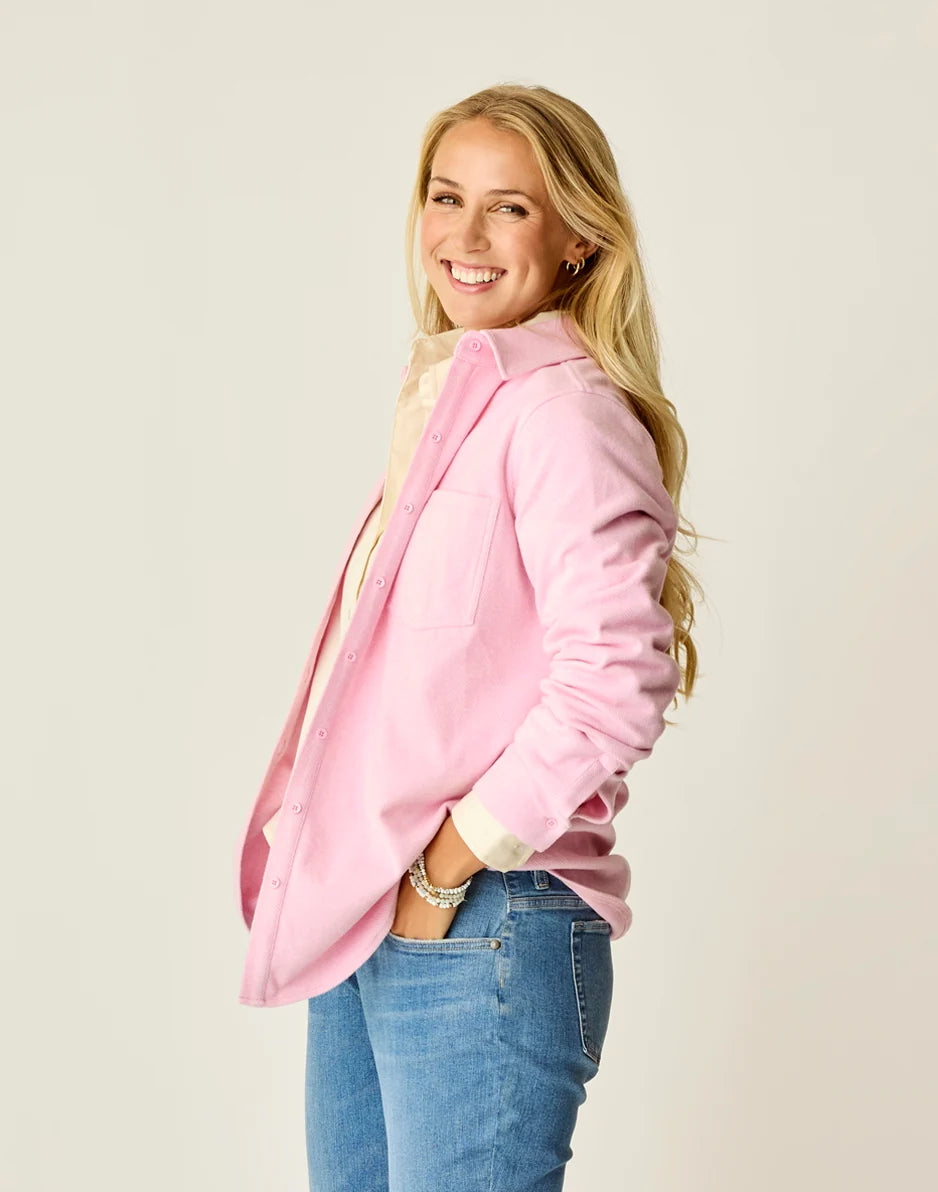 Fairbanks Supersoft Shirt: Mauve Heather - FINAL SALE