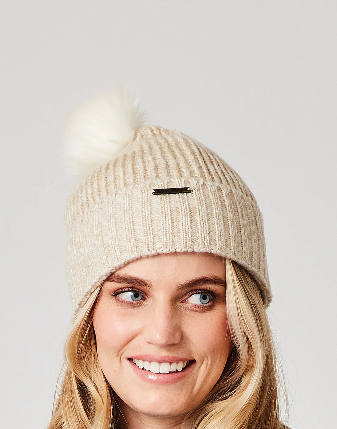 Lucy Beanie: Cloud Heather - FINAL SALE