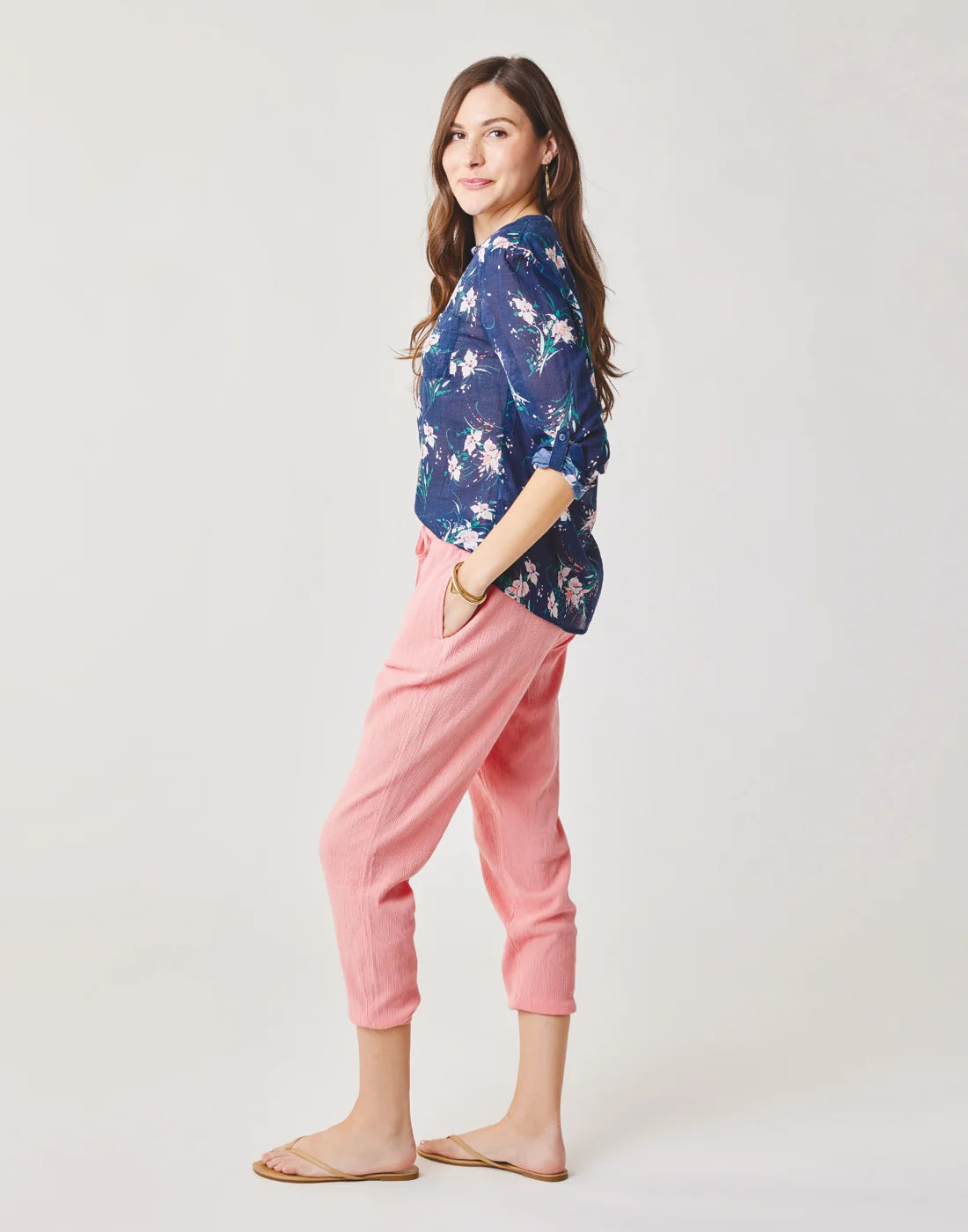 Calista Pant: Grapefruit