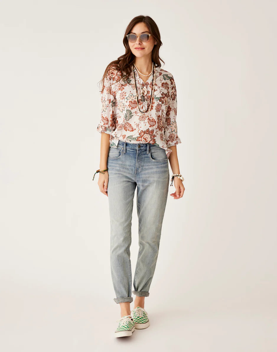 Carson Hi Rise Jean: Beach Blue