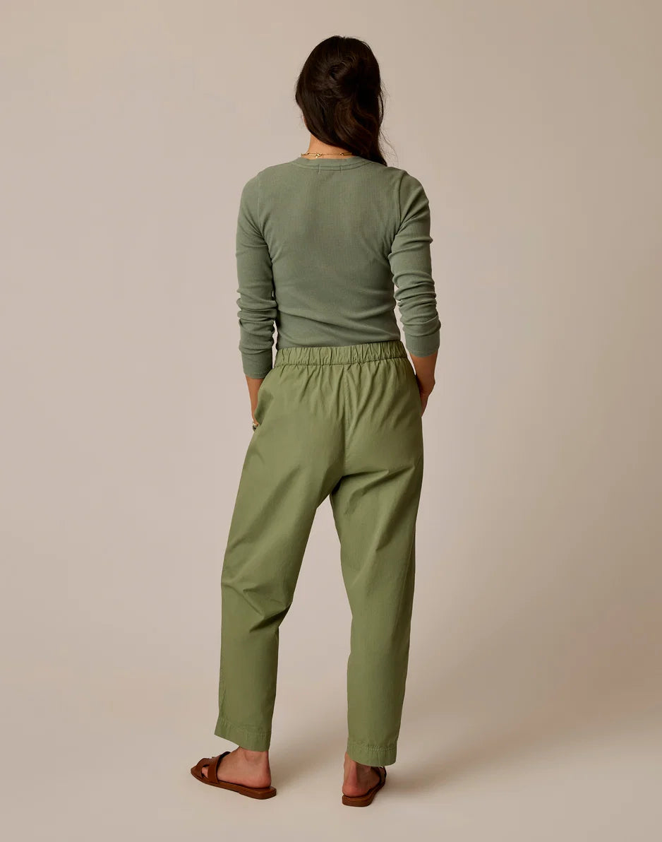 Ada Poplin Pant: Fatigue