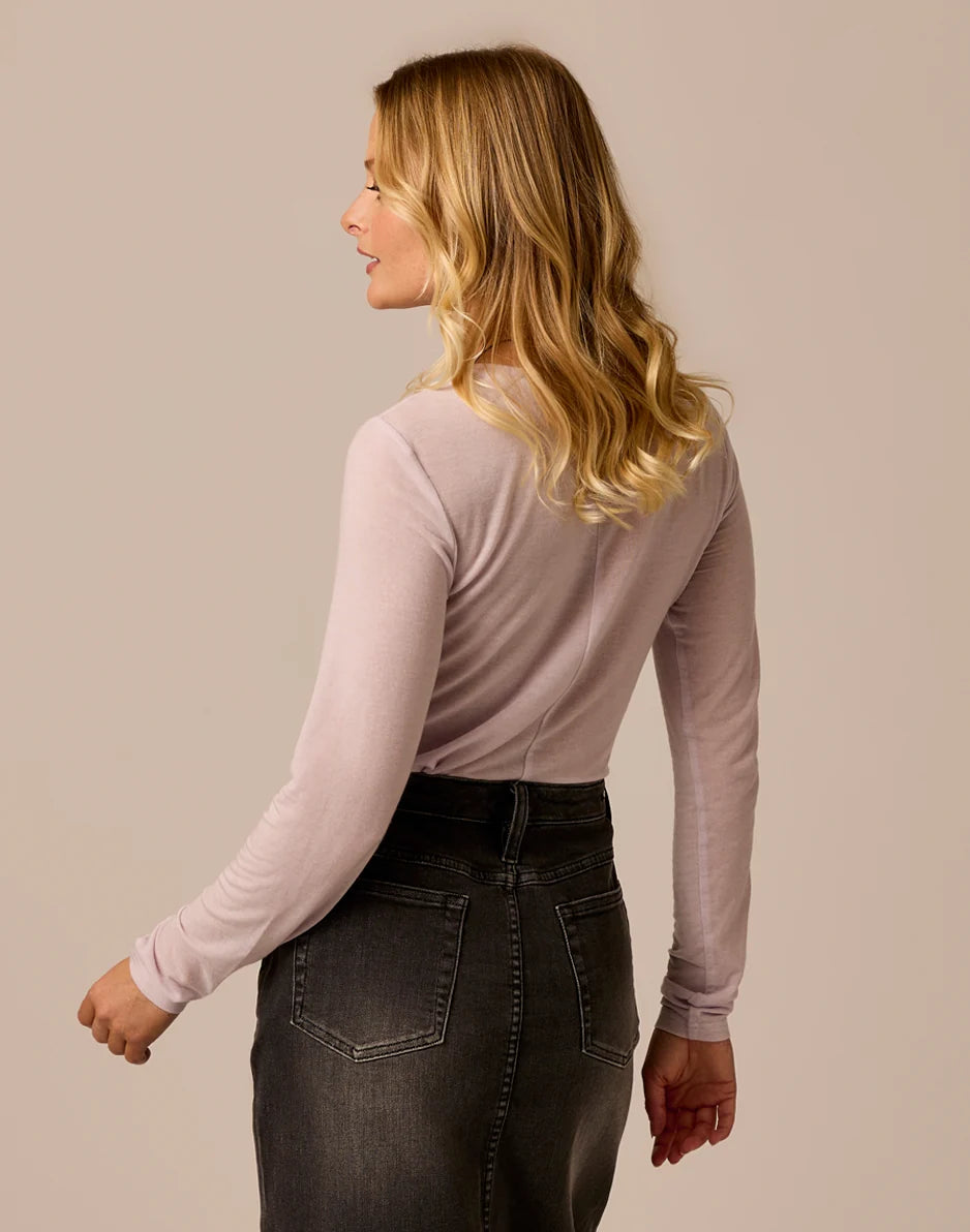 Lea Tissue Crewneck: Dawn