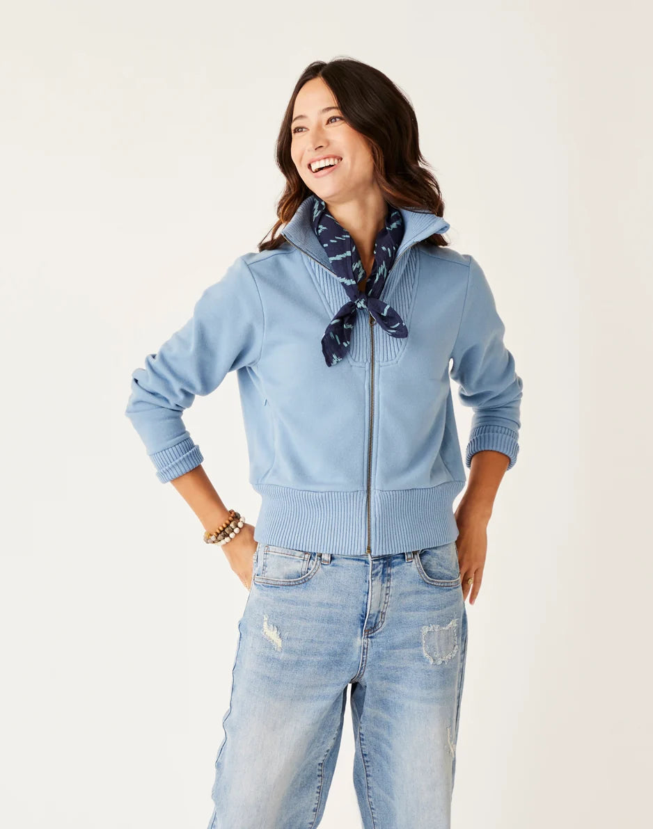 Briar Fleece Jacket: Storm - FINAL SALE