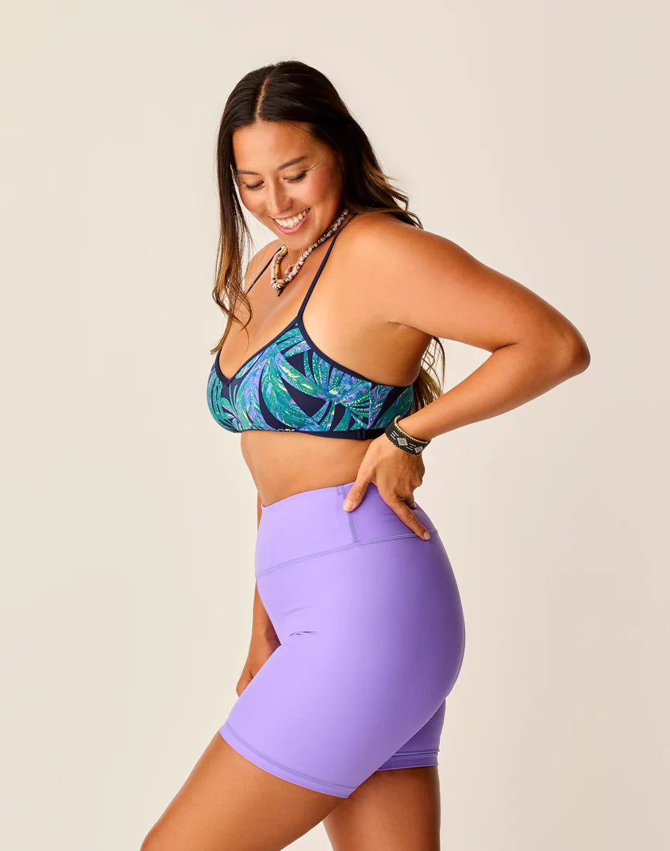 Lucie 6" Compression Short: Aster - FINAL SALE