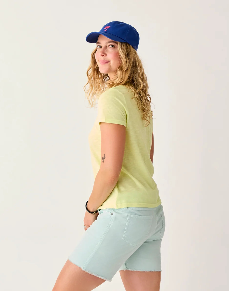 Cassidy Graphic Tee: Limeade Apres - FINAL SALE