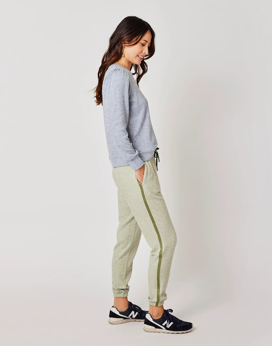 Chelsea Jogger: Olive Heather - FINAL SALE