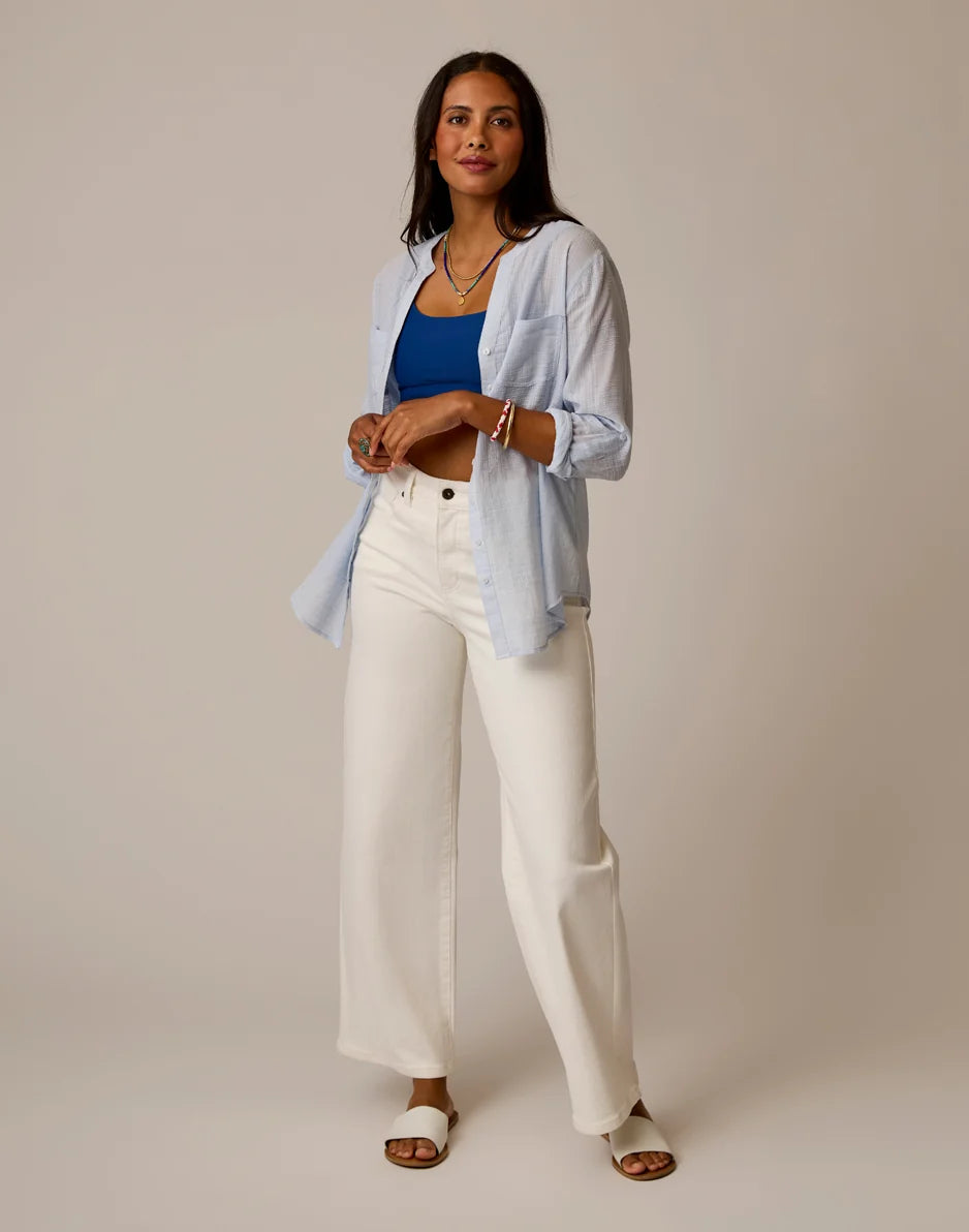 Dylan Textured Tunic: Arctic