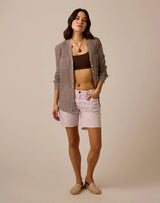 Dylan Gauze Tunic: Coco Check