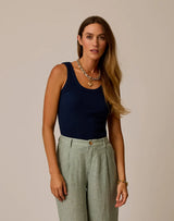 Ever Rib Tank: Navy
