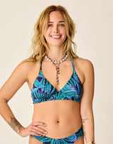 Dahlia Top: Blue Oasis - FINAL SALE