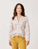 Dylan Twill Shirt: Cloud Floral