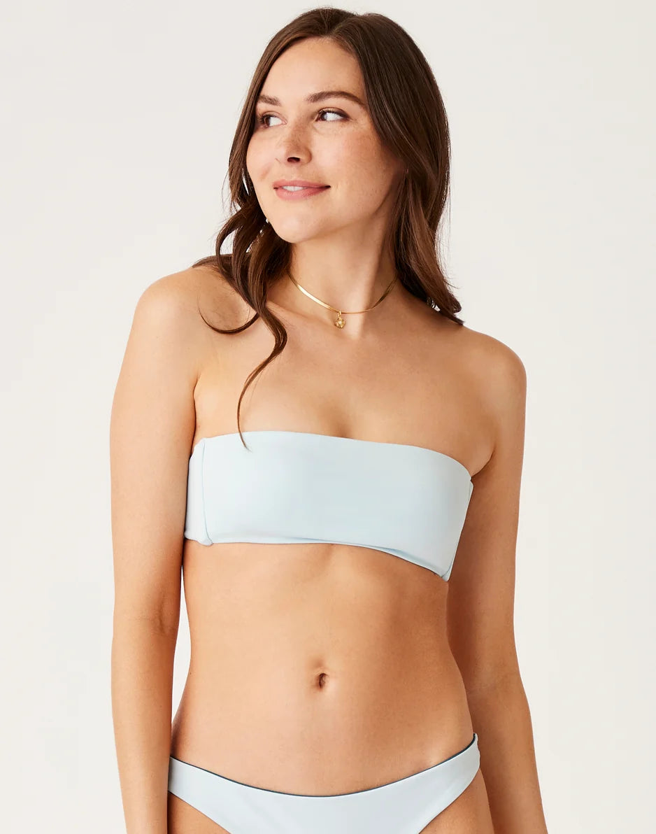 Bev Ruffle Top: Ice - FINAL SALE