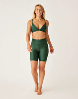 Lucie Compression Short: Cilantro - FINAL SALE