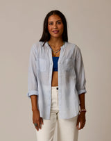Dylan Textured Tunic: Arctic