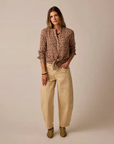 Dylan Gauze Tunic: Catwalk