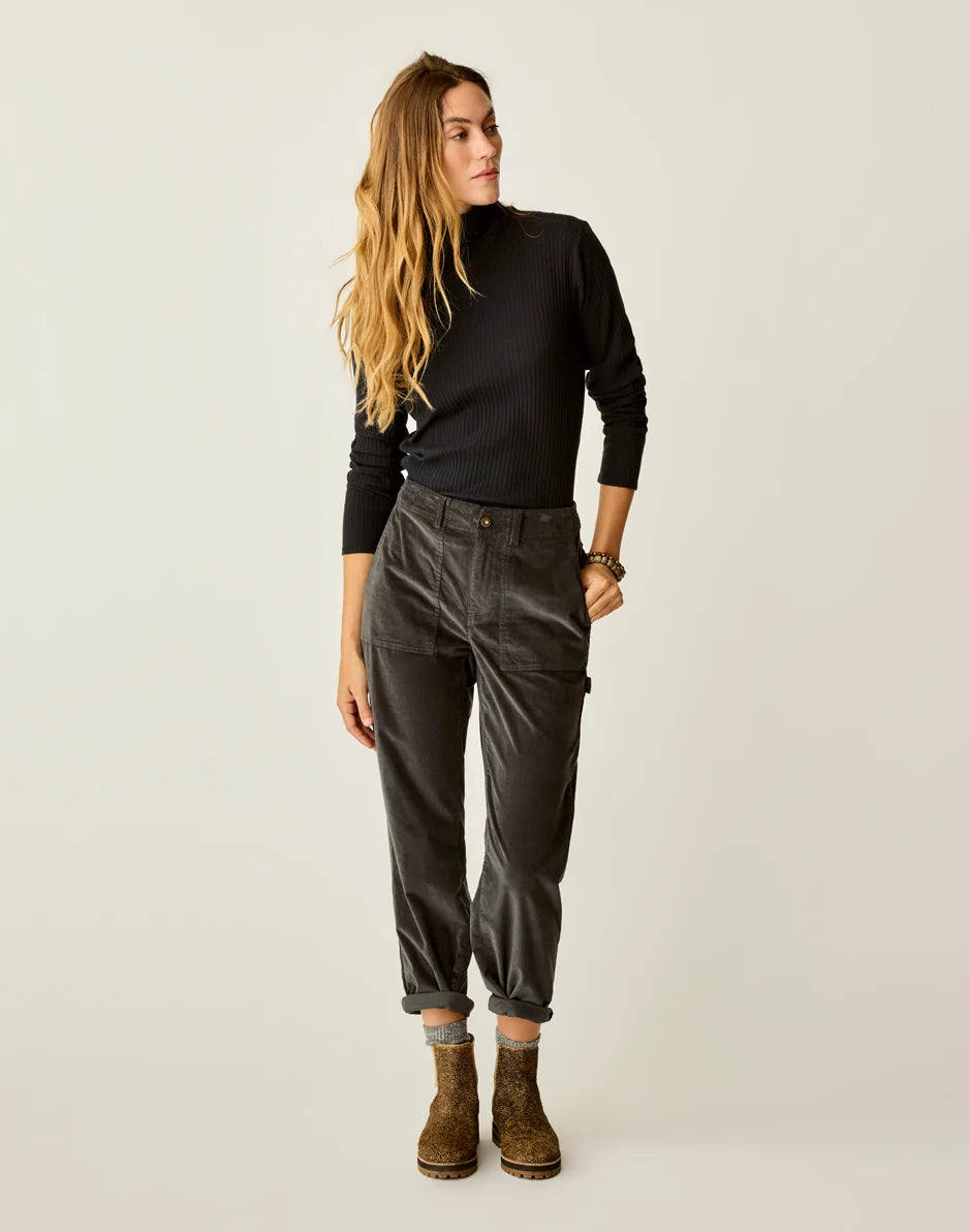 Corey Butter Pant: Washed Black - FINAL SALE