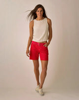 Lou Linen Tank: Cloud Chambray