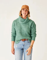Field Sweater: Forest Heather - FINAL SALE