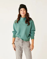 Lennox Fleece Top: Forest - FINAL SALE