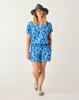 Leah Short: Navy Floral - FINAL SALE