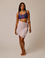 Dylan Gauze Sarong: Captain Stripe