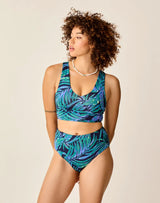 Erin Reversible Bottom: Blue Oasis/Jade - FINAL SALE
