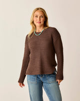 Clarissa Sweater: Espresso - FINAL SALE