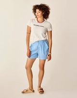 Cassidy Graphic Tee: Cloud Island - FINAL SALE