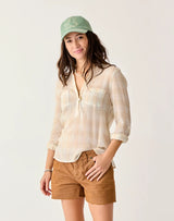 Dylan Gauze Shirt: Multiplaid - FINAL SALE