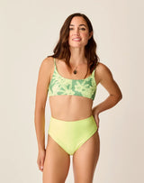 Lani Pocket Compression Bottom: Limeade - FINAL SALE